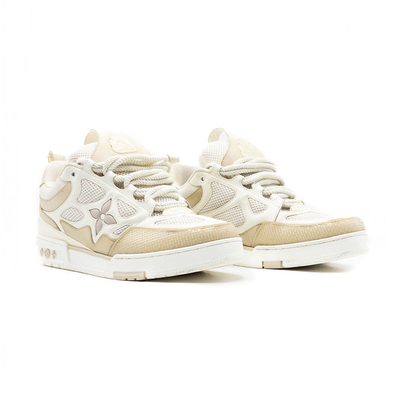 Louis Vuitton Skate Sneaker Beige White