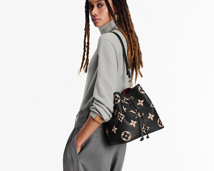 Sac NéoNoé MM - LV - Noir/Rose