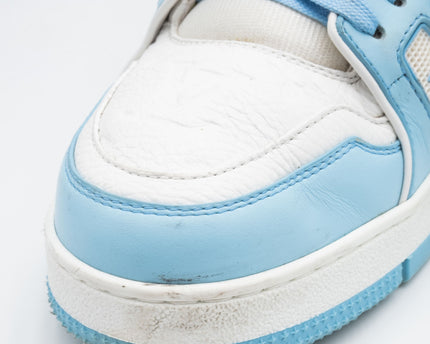 Sneaker LV Trainer Low White Sky Blue