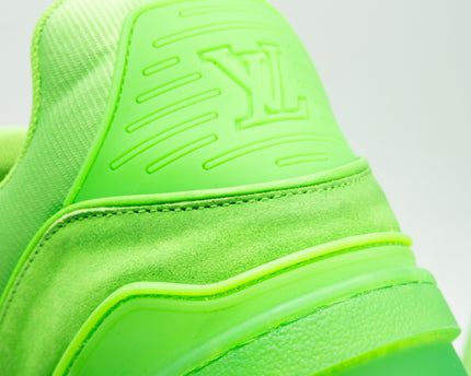 Sneaker LV Trainer Fluroescent Green