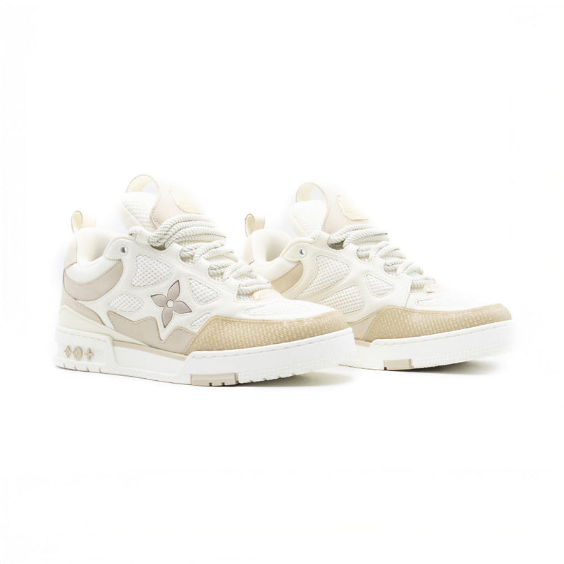 Louis Vuitton Skate Sneaker Beige White