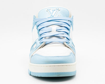 Sneaker LV Trainer Low White Sky Blue