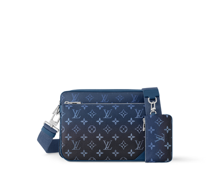 Trio messenger - LV - Bleu noir