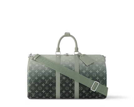 Sac Keepall Bandoulière 45 - LV - Noir Vert
