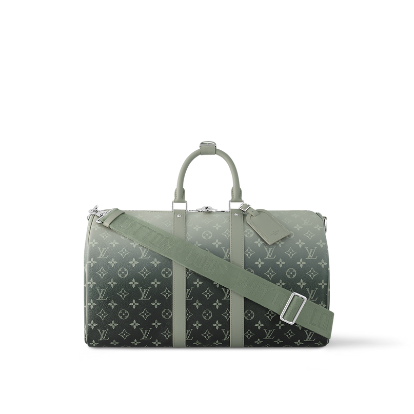 Sac Keepall Bandoulière 45 - LV - Noir Vert