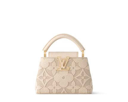 Sac Capucines Mini - LV - Blanc cassé