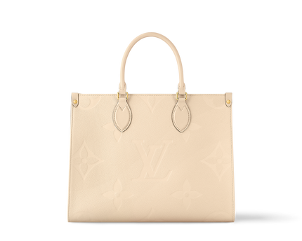 Cabas OnTheGo MM - LV - Blanc Crème
