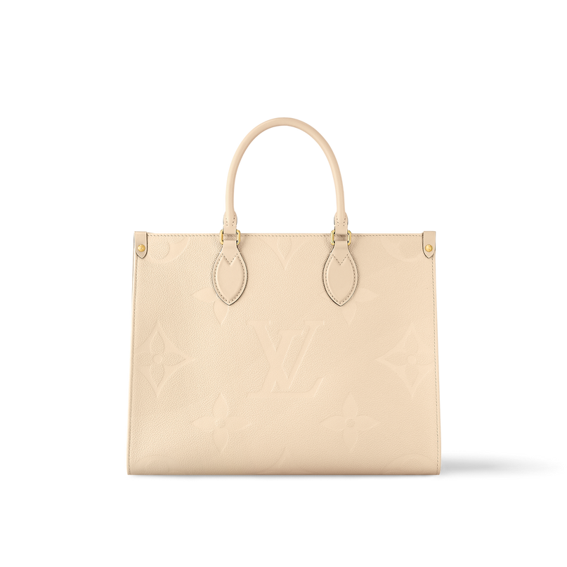 Cabas OnTheGo MM - LV - Blanc Crème