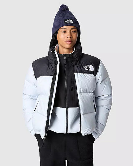 White Retro Nuptse 700 Pour Femme
