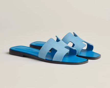 Sandales Oran - Blue Cameo - Hermes