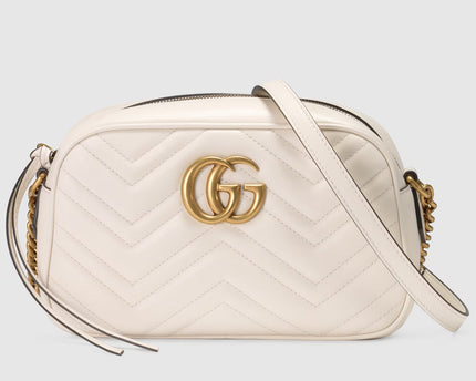 Sac pour appareil photo GG Marmont petit format - Blanc