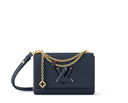 Sac Twist MM Slim - LV - Bleu nuit