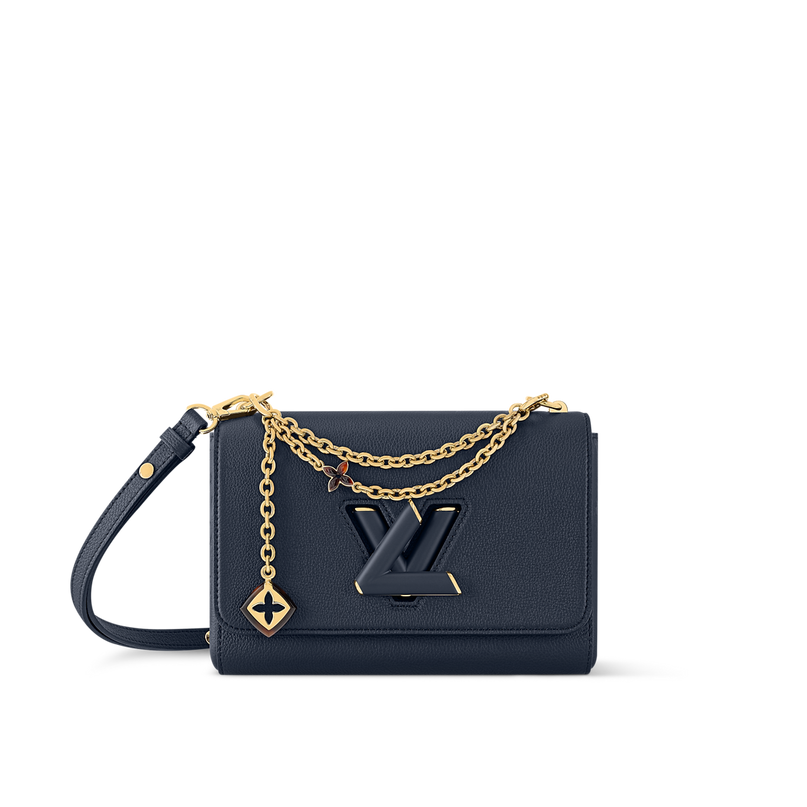 Sac Twist MM Slim - LV - Bleu nuit