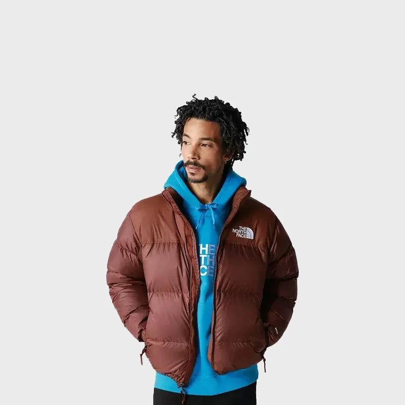 Brown Retro Nuptse 700 Pour Homme TNF