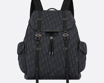 Sac à dos à rabat Dior Hit The Road- Noir