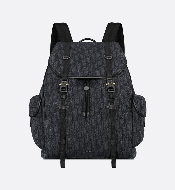 Sac à dos à rabat Dior Hit The Road- Noir
