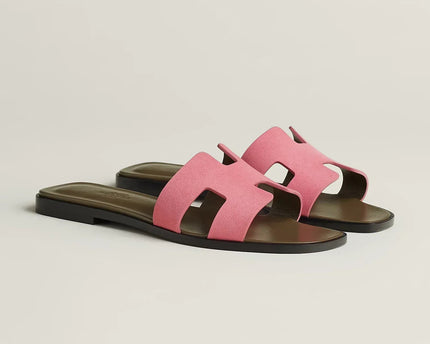 Sandales Oran - Rose désert - Hermes