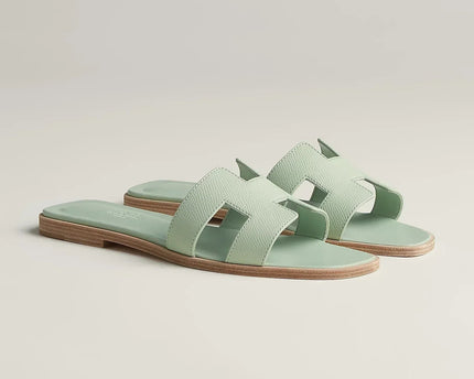 Sandales Oran - Vert Jade - Hermes