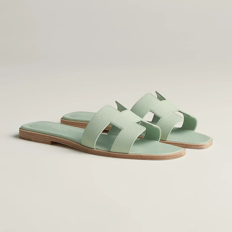 Sandales Oran - Vert Jade - Hermes