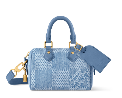 Sac Speedy Bandoulière 18 - LV - Bleu jeans