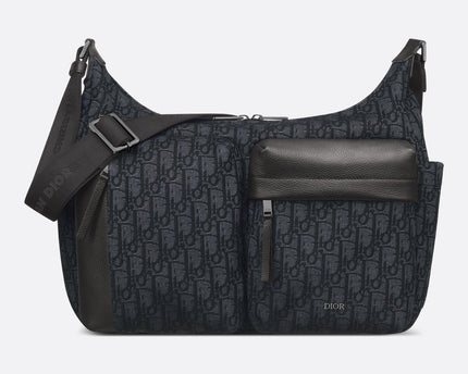 Sac Hobo Rider Soft Medium Dior - Noir
