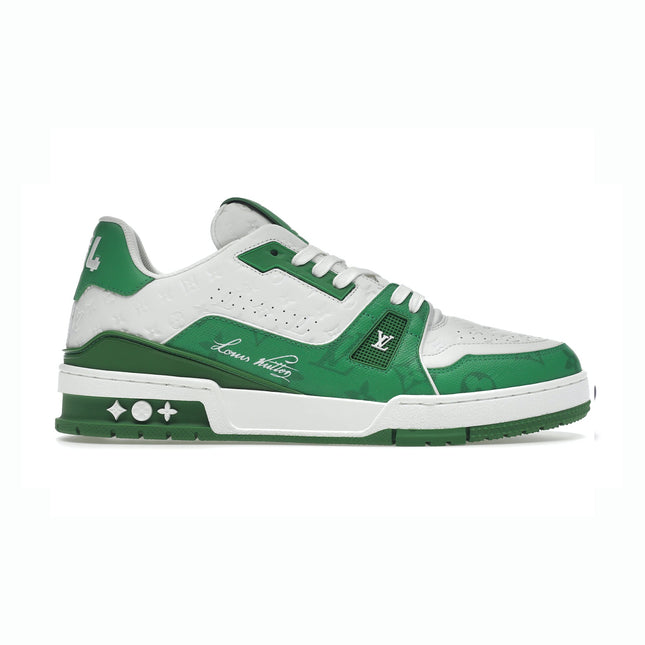 Sneaker LV Trainer #54 Signature Green White