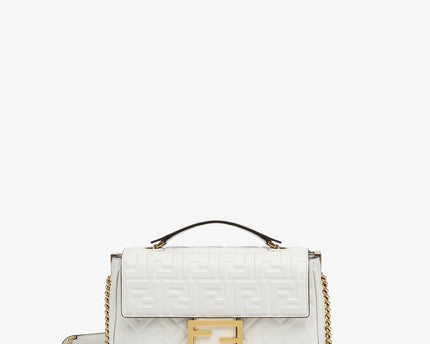 Sac Fendi Baguette Chain Midi - Blanc
