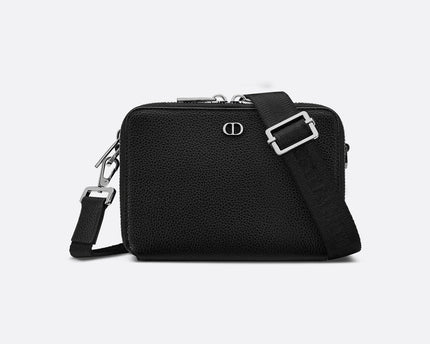 Pochette zippée à bandoulière Dior Icon - Noir
