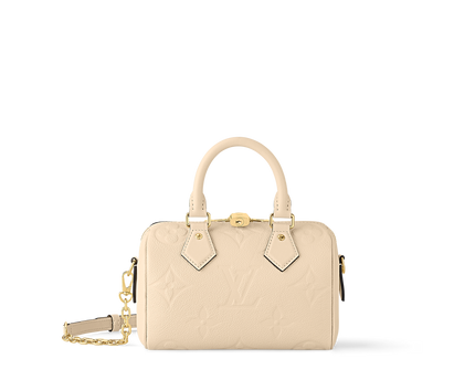 Sac Speedy Bandoulière 20 - LV - Beige