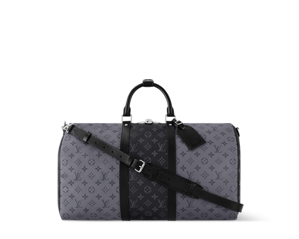 Sac Keepall Bandoulière 50 - LV - Gris