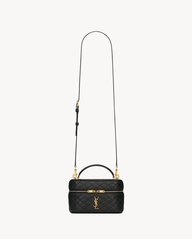 GABY VANITY BAG EN CUIR D’AGNEAU - YSL - NOIR