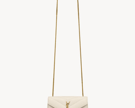 LOULOU MINI EN CUIR D'AGNEAU  - YSL - Blanc