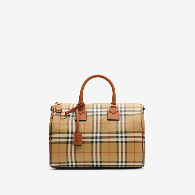 Sac bowling Check - BURBERRY - BEIGE