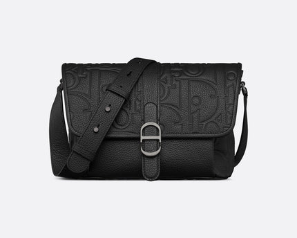 Sac Messenger à rabat Dior Daily Medium - Noir