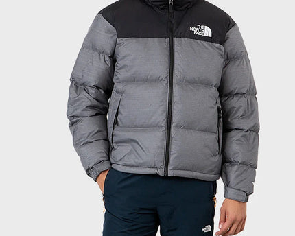 Grey Retro Nuptse 700 Pour Homme