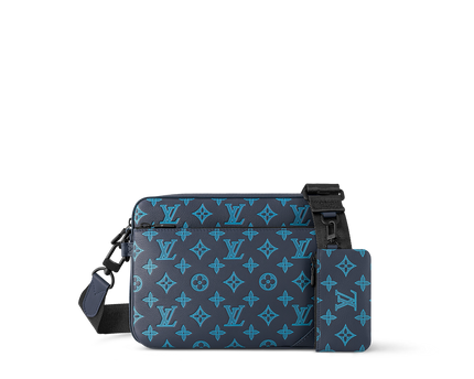 Sac Trio Messenger - LV - Bleu