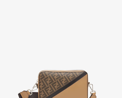 Sac Camera Fendi Diagonal - Marron