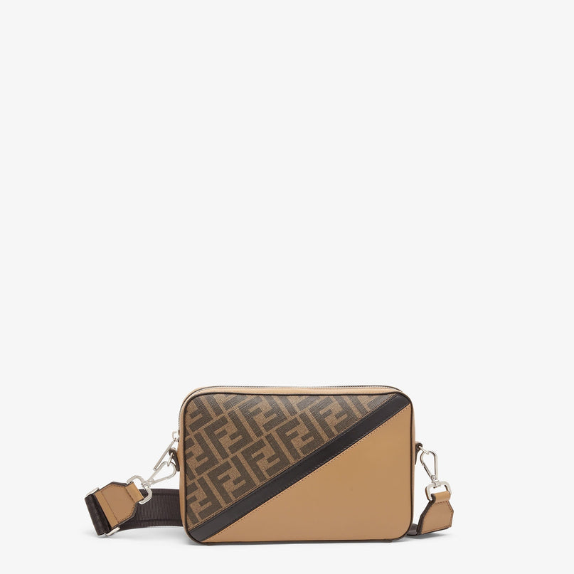 Sac Camera Fendi Diagonal - Marron