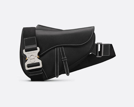 Sac Saddle Cuire Dior - Noir