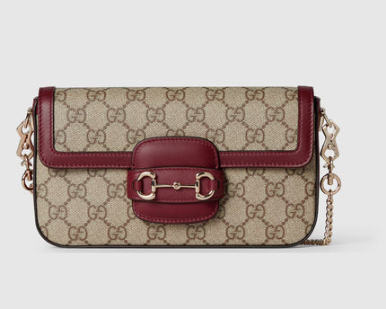 Sac à épaule Gucci Horsebit 1955 Soft petit format