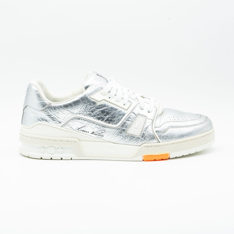 Sneaker LV Trainer Silver White
