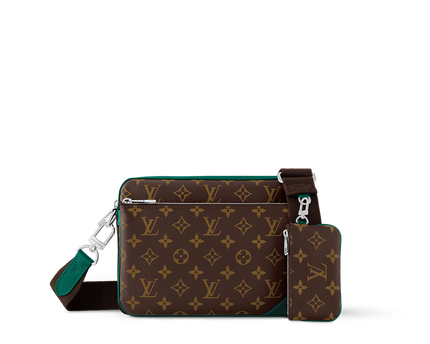 Trio messenger - LV - Marron