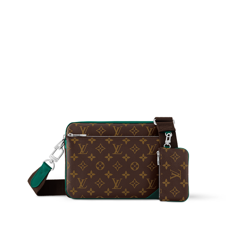 Trio messenger - LV - Marron