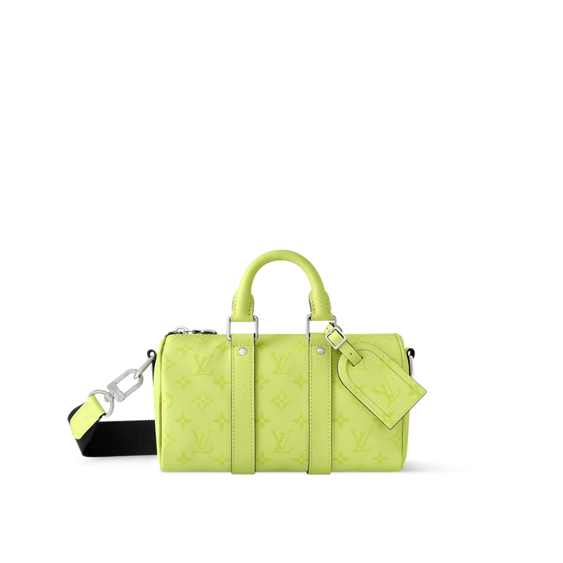 Sac Keepall Bandoulière 25 - LV - Vert fluo