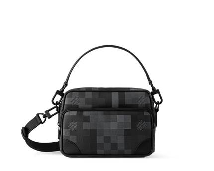 Sac Nil Messenger - LV - Noir Gris carreau