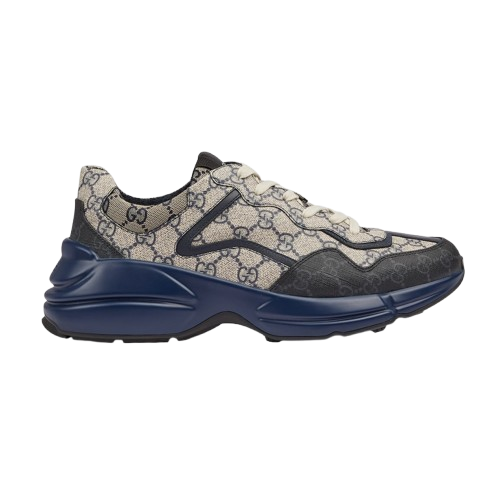 BASKETS GUCCI RHYTON - BLEU