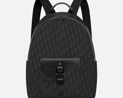 Sac à dos zippé Saddle - Dior - Noir