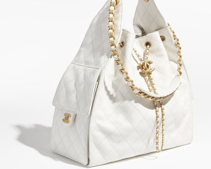 MOYEN SAC CHANEL 25 BLANC