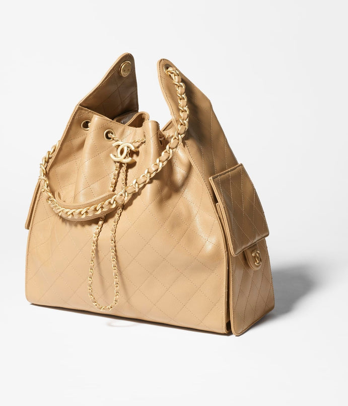 MOYEN SAC CHANEL 25 BEIGE