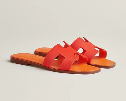 Sandales Oran - Écarlate - Hermes
